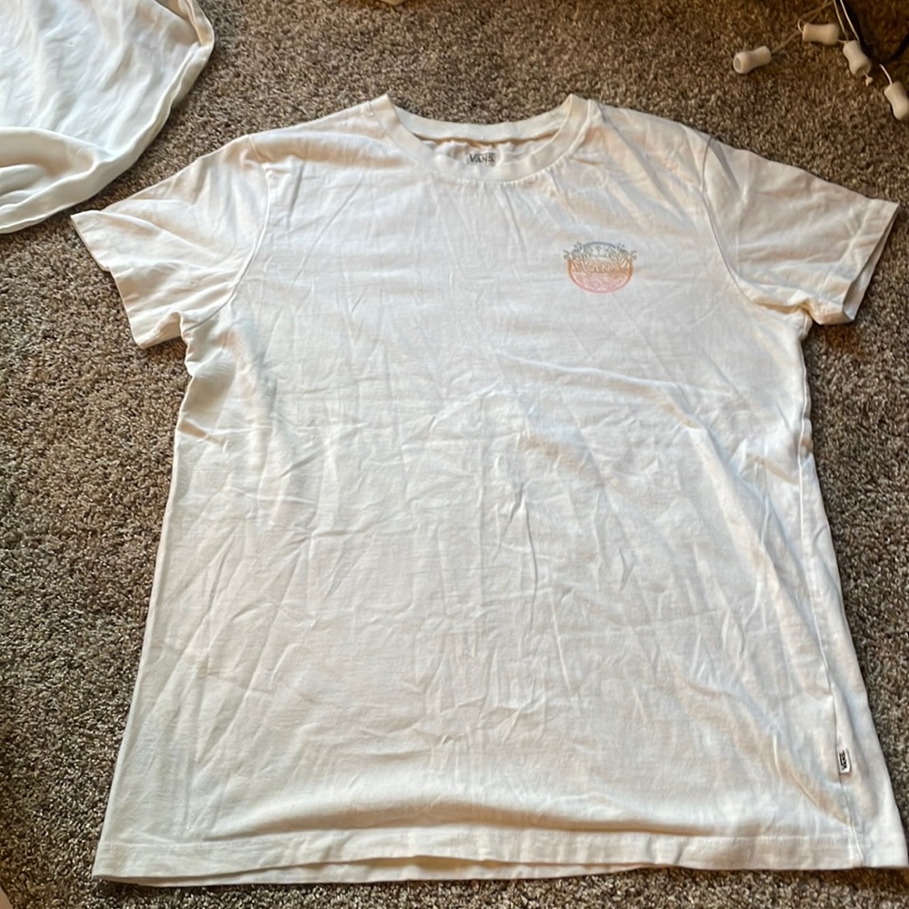 Vans - palm tree design oversized tee